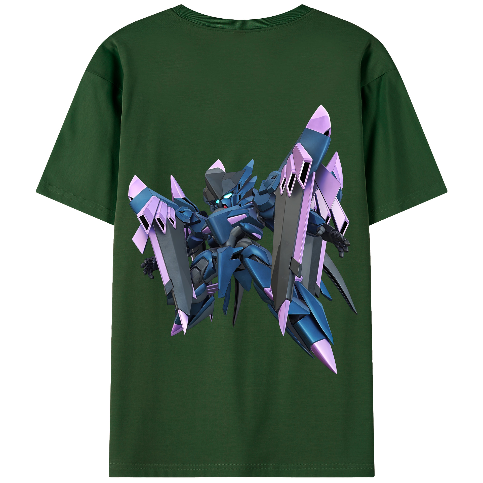 （画像用） 機動戦士ガンダム Mobile Suit Gundam 綿100％半袖Tシャツ（背面プリント）